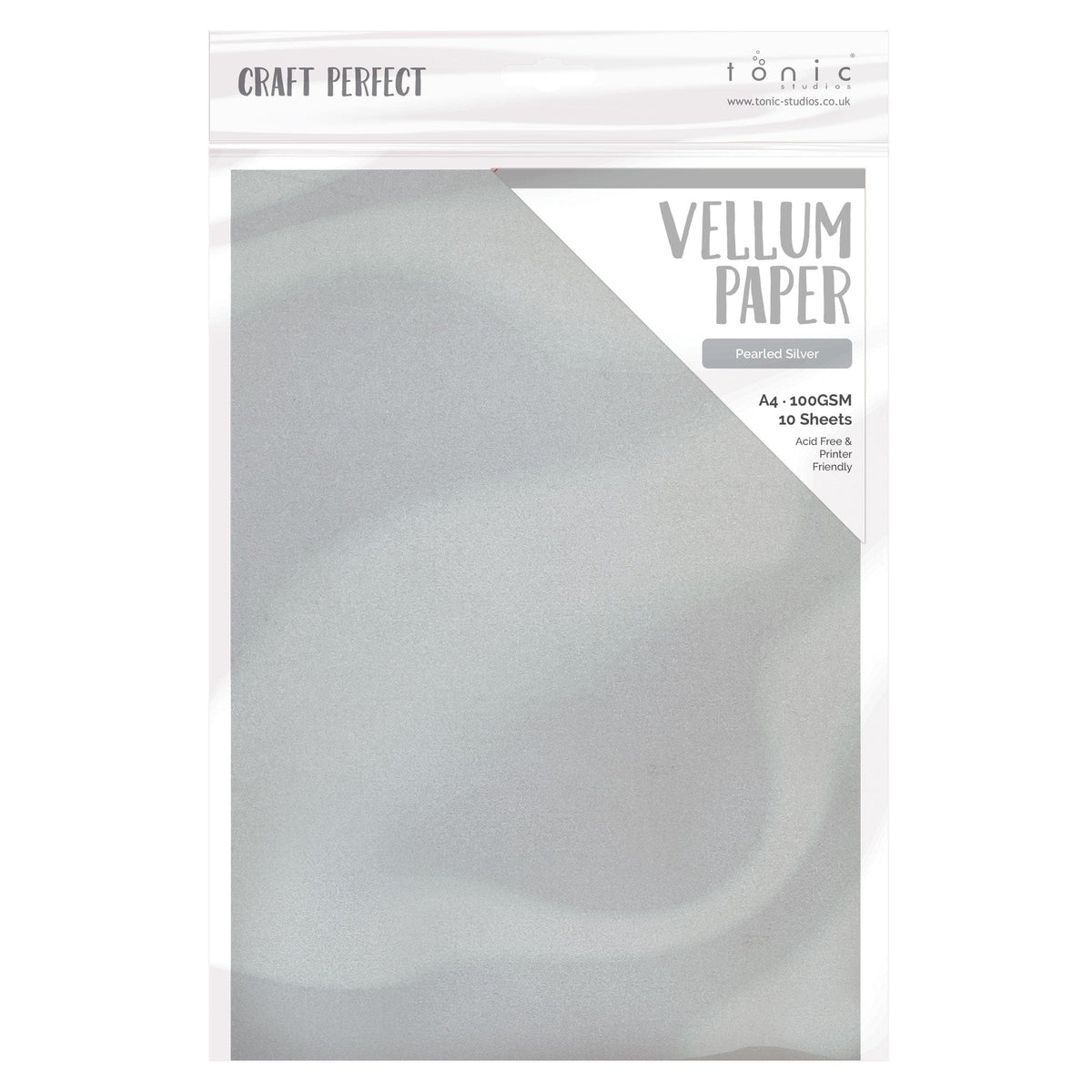 Craft Perfect Vellum Paper 8.5 inchx11 inch 10/Pkg-Vintage White