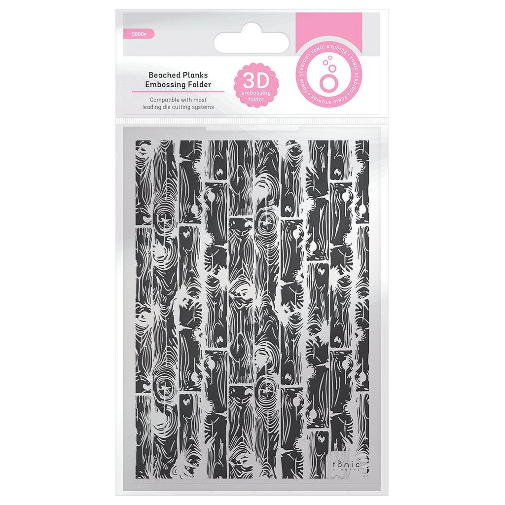 Beached Planks 3D Embossing Folder - 5886e