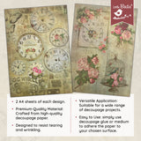 Load image into Gallery viewer, Decoupage Paper A4 4/Pkg - Timeless Beauty