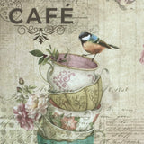 Load image into Gallery viewer, Little Birdie Decoupage Paper A4 - Pack of 4 (16 Sheets Total) | Craft Paper for DIY, Home Decor, and Mixed Media Art - (Birdie CAF)