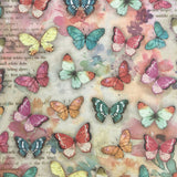 Load image into Gallery viewer, Decoupage Paper A4 4/Pkg -  Butterfly Flight