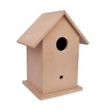 Load image into Gallery viewer, Little Birdie MDF Base Bird House 5.5&quot; x 7&quot; - Pack of 3 | DIY Unfinished Wood Craft | Paintable Birdhouse for Kids &amp; Adults | Ideal for Home Décor, School Projects &amp; Arts and Crafts