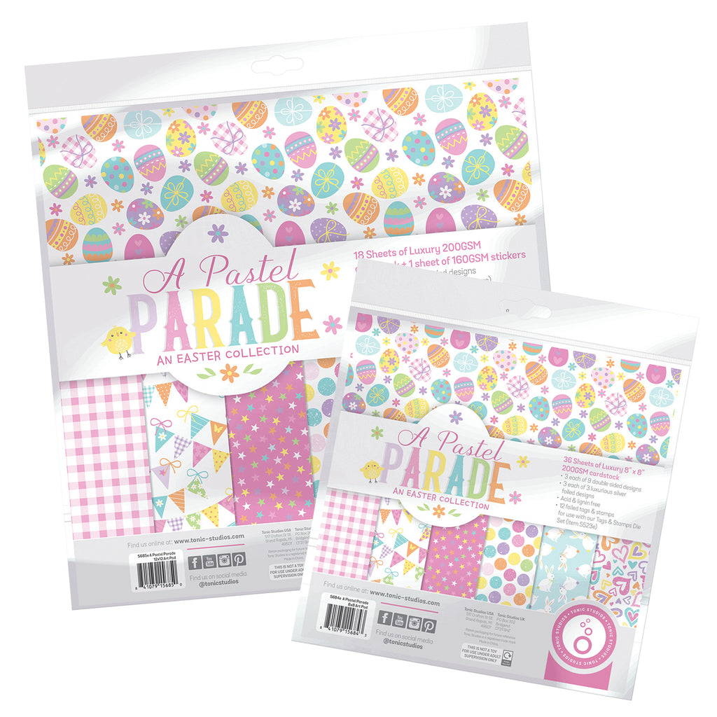 A Pastel Parade Patterned Paper Pad Collection - DB182