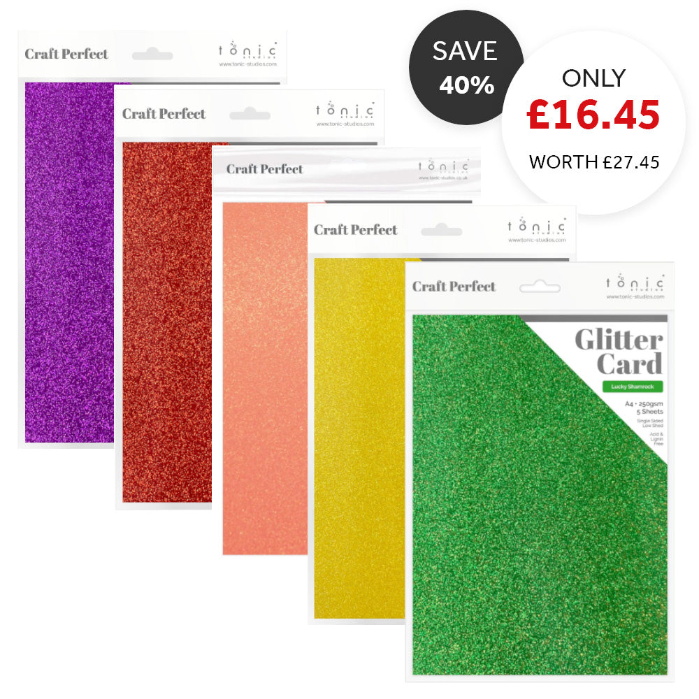 Glitter Cardstock - Spring Sunshine Collection