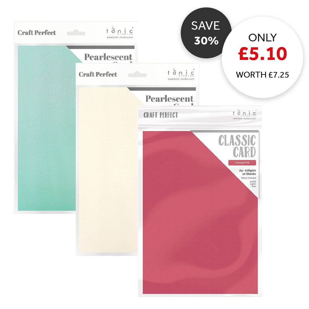 Pearlescent & Classic Cardstock - Cake & Candles Collections