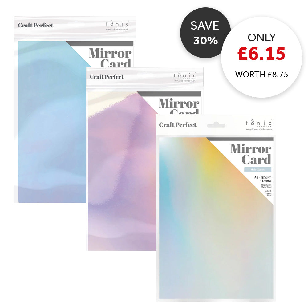 Iridescent Mirror Cardstock - Gleam & Glow Collection