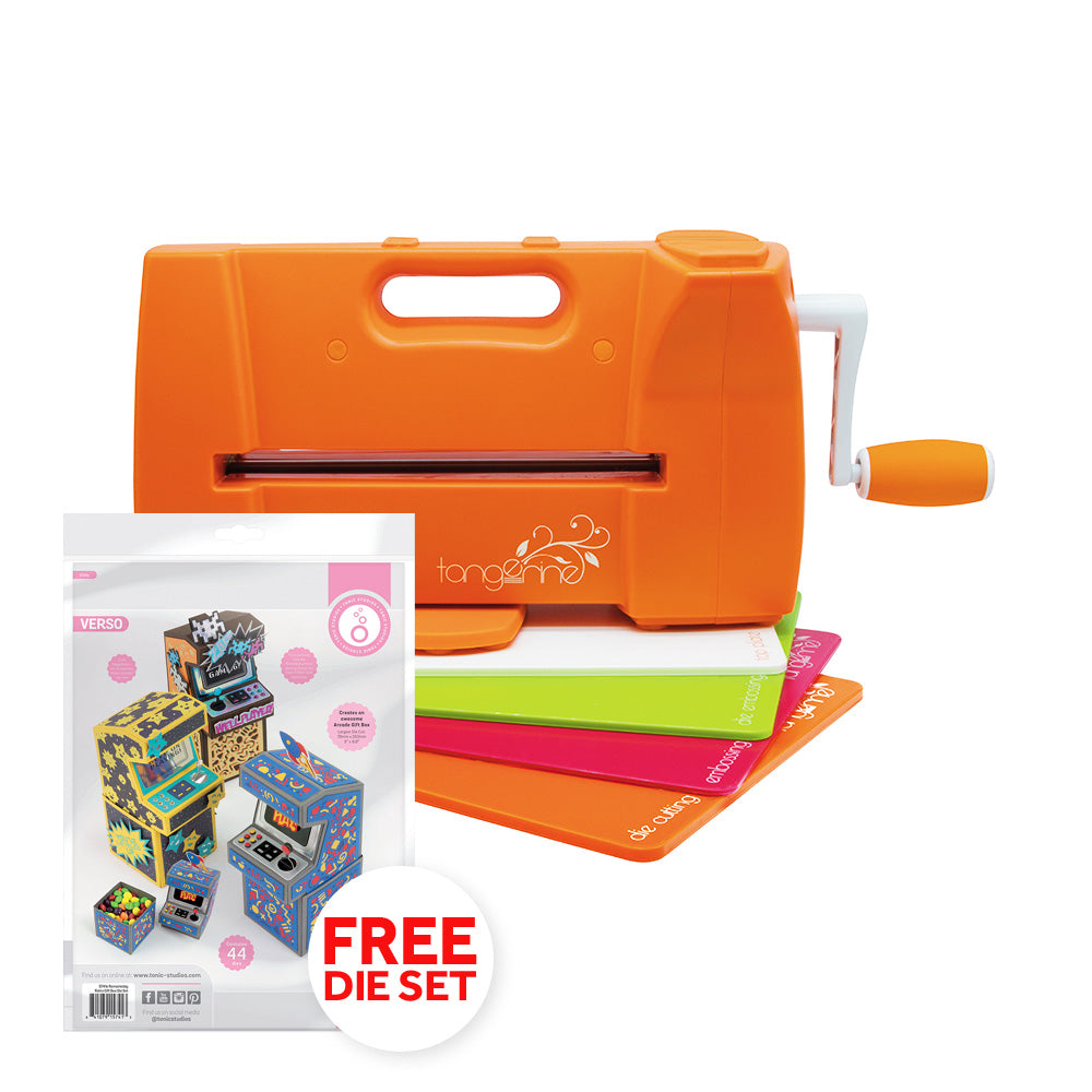 Tangerine Die Cutting Machine with FREE Remarkably Retro Gift Box - TB08