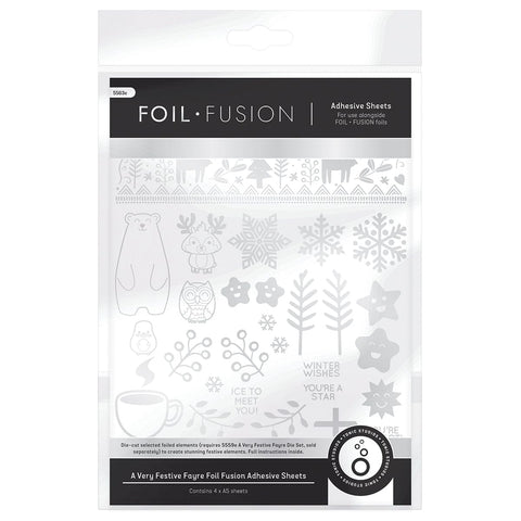 Craft Perfect Adhesives A Very Festive Fayre Foil Fusion Adhesive Sheets - 5563e