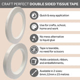 Load image into Gallery viewer, Craft Perfect Adhesives Craft Perfect - Adhesives - Double Sided Tissue Tape - 12mm x 25m - 9741e