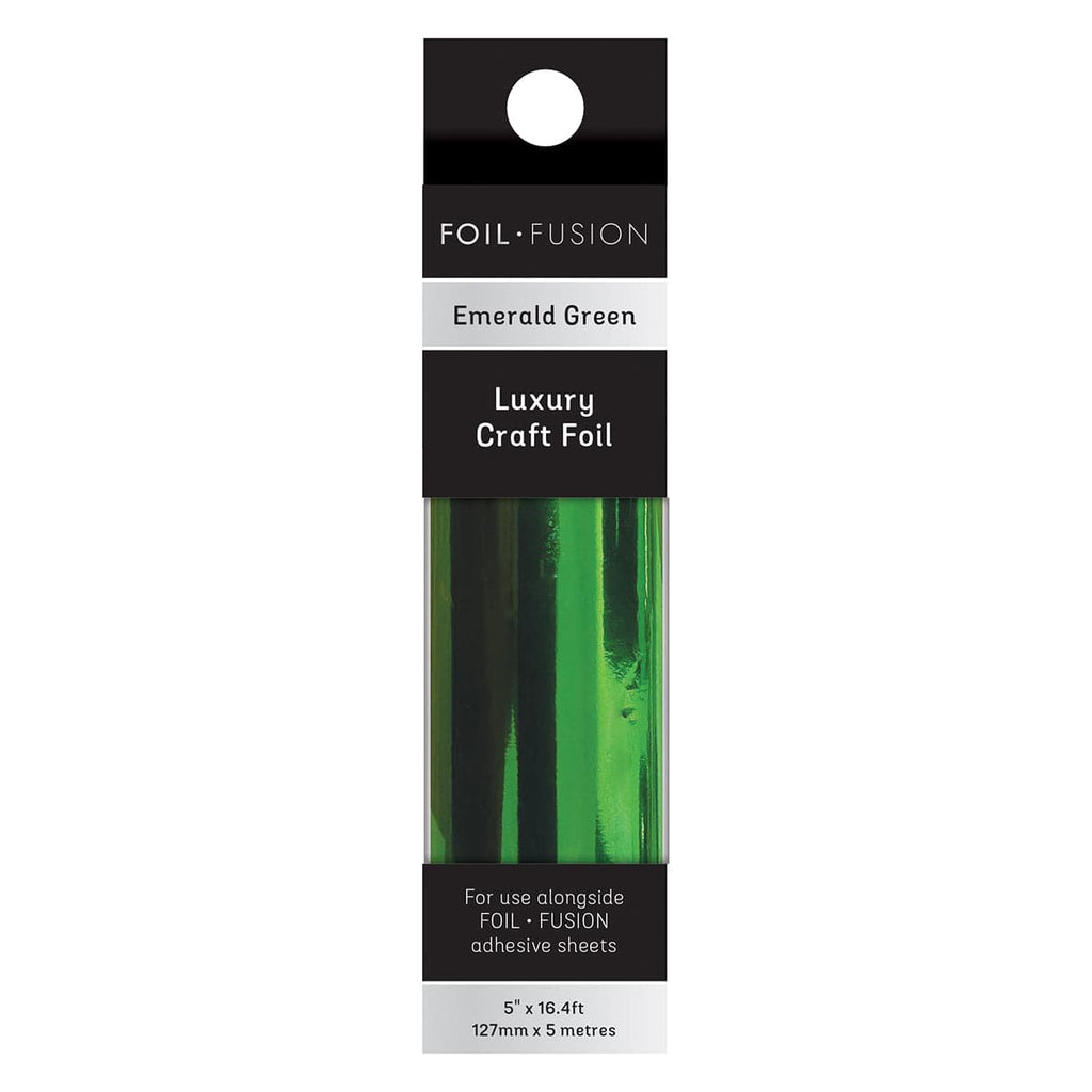 Craft Perfect Adhesives Foil Fusion - Luxury Craft Foil -Emerald Green - 5603e