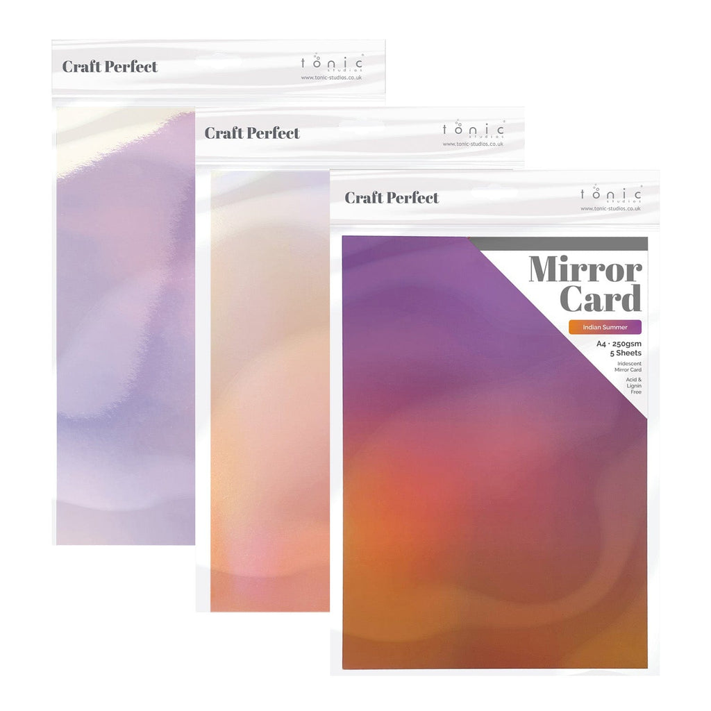 Craft Perfect Bundle Craft Perfect Ombre Iridescent Mirror Cardstock - Harmony Collection