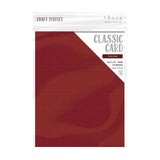 Load image into Gallery viewer, Craft Perfect Classic Card 8.5x11 Cherry Red Weave Textured Cardstock (10 pack) - 9676e