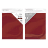 Load image into Gallery viewer, Craft Perfect Classic Card 8.5x11 Cherry Red Weave Textured Cardstock (10 pack) - 9676e