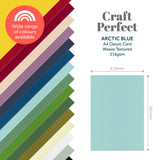 Load image into Gallery viewer, Craft Perfect Classic Card Classic Card  - Arctic Blue - Weave Textured - A4 - 9044e10