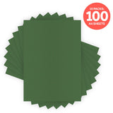 Load image into Gallery viewer, Craft Perfect Classic Card Classic Card  - Fern Green - Weave Textured - A4 - 9037e10