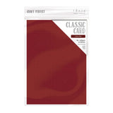 Load image into Gallery viewer, Craft Perfect Classic Card Craft Perfect - Classic Card - Cherry Red - Weave Textured - A4(10/PK) - 9076e