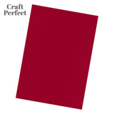 Load image into Gallery viewer, Craft Perfect Classic Card Craft Perfect - Classic Card - Cherry Red - Weave Textured - A4(10/PK) - 9076e