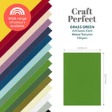 Load image into Gallery viewer, Craft Perfect Classic Card Craft Perfect - Classic Card - Grass Green - A4 - 216gsm - 10 Sheets - 9035E