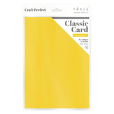 Load image into Gallery viewer, Craft Perfect Classic Card Craft Perfect - Classic Card - Marigold Yellow - A4 - 216gsm - 10 Sheets - 9028E