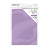 Load image into Gallery viewer, Craft Perfect Classic Card Craft Perfect - Classic Card  - Mauve Purple - Weave Textured - A4(10/PK) - 9052e