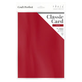 Load image into Gallery viewer, Craft Perfect Classic Card Multipack of 10 Classic Card -  Chilli Red - A4 - 9075E10