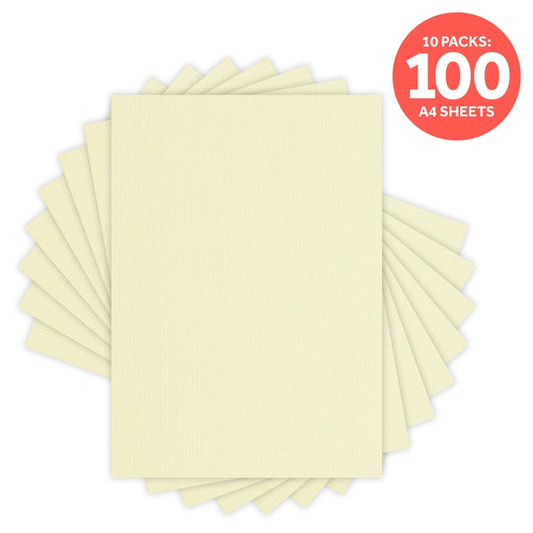 Craft Perfect Classic Card Multipack of 10 Classic Card - Cream - A4 - 9014E10