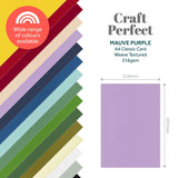 Load image into Gallery viewer, Craft Perfect Classic Card Multipack of 10 Classic Card - Mauve Purple - A4 - 9052E10