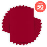 Load image into Gallery viewer, Craft Perfect Classic Card Multipack of 5 - Classic Card - Cherry Red - A4 - 9076E5