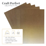 Load image into Gallery viewer, Craft Perfect Glitter Card Craft Perfect - Ombre Glitter Card - Oyster Luster - A4 (5/PK) - 8892E