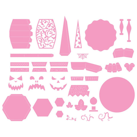 Craft Perfect Hidden Bundle Haunted Hallowe'en Collection Die Set- BDAY24-06