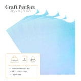 Load image into Gallery viewer, Craft Perfect Iridescent Mirror Card Craft Perfect - High Gloss Iridescent Mirror Card - Bejeweled Blue - A4 (5/PK) - 8720E