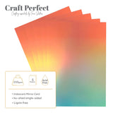 Load image into Gallery viewer, Craft Perfect Iridescent Mirror Card Craft Perfect - Iridescent Mirror Card - Blushing Mermaid - A4 (5/PK) - 9781e