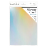 Load image into Gallery viewer, Craft Perfect Iridescent Mirror Card Craft Perfect - Mirror Card - High Gloss - Holo Waves - A4 (5/PK) - 9448e