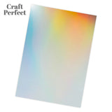 Load image into Gallery viewer, Craft Perfect Iridescent Mirror Card Craft Perfect - Mirror Card - High Gloss - Holo Waves - A4 (5/PK) - 9448e