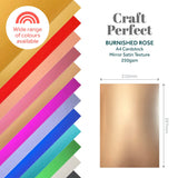 Load image into Gallery viewer, Craft Perfect Mirror Card Craft Perfect - Burnished Rose Mirror Card Craft Perfect - Satin Mirror Card - Burnished Rose A4 - 9473E