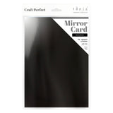 Load image into Gallery viewer, Craft Perfect Mirror Card Craft Perfect - Glossy Black Mirror Card Craft Perfect - Mirror Card - Glossy Black A4 - 9444E