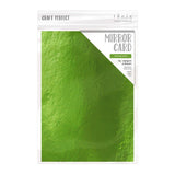 Load image into Gallery viewer, Craft Perfect Mirror Card Craft Perfect - Mirror Card High Gloss - Emerald Green - A4 - 5 Pack - 9439E