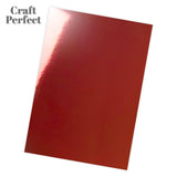 Load image into Gallery viewer, Craft Perfect Mirror Card Craft Perfect - Mirror Card - High Gloss - Opera Red - A4 (5/PK) - 9447e