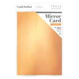 Load image into Gallery viewer, Craft Perfect Mirror Card Craft Perfect - Mirror Card - Satin Effect - Copper Mine - A4 (5/PK) - 9475e