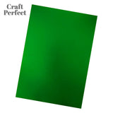 Load image into Gallery viewer, Craft Perfect Mirror Card Craft Perfect - Mirror Card - Satin Effect - Flourishing Green - A4 - 5 Pack - 9478E