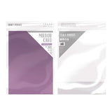 Load image into Gallery viewer, Craft Perfect Mirror Card Craft Perfect - Mirror Card - Satin - Soft Amethyst - A4 (5/PK) - 9480E