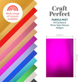 Load image into Gallery viewer, Craft Perfect Mirror Card Craft Perfect - Satin Mirror Card - Purple Mist A4 - 9470E