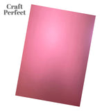 Load image into Gallery viewer, Craft Perfect Mirror Card Multipack of 4 Mirror Card - Satin Effect - Pink Chiffon - A4 - 9468E4