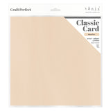 Load image into Gallery viewer, Craft Perfect New Classic Card Pack of 2 - Classic Card - Ballet Pink - Weave Textured - 12&quot; x 12&quot; 9210e2