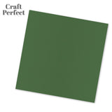 Load image into Gallery viewer, Craft Perfect New Classic Card Pack of 2  -Classic Card - Fern Green - Weave Textured - 12&quot; x 12&quot;- 9158e2