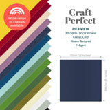 Load image into Gallery viewer, Craft Perfect New Classic Card Pack of 2 - Classic Card - Navy Blue - Weave Textured - 12&quot; x 12&quot; - 9170e2