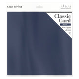 Load image into Gallery viewer, Craft Perfect New Classic Card Pack of 2 - Classic Card - Navy Blue - Weave Textured - 12&quot; x 12&quot; - 9170e2