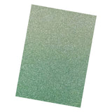 Load image into Gallery viewer, Craft Perfect Ombre Card Multipack of 20 - Ombre Glitter Card - Opalescent Green - A4 - 8890E20