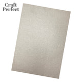 Load image into Gallery viewer, Craft Perfect Pearlescent Card Craft Perfect - Luna Silver Pearlescent Card Multipack of 4 Pearlescent Card - Luna Silver A4 - 9499E4