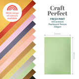 Load image into Gallery viewer, Craft Perfect Pearlescent Card Craft Perfect - Pearlescent Card - Fresh Mint - A4 (5/PK) - 9514E